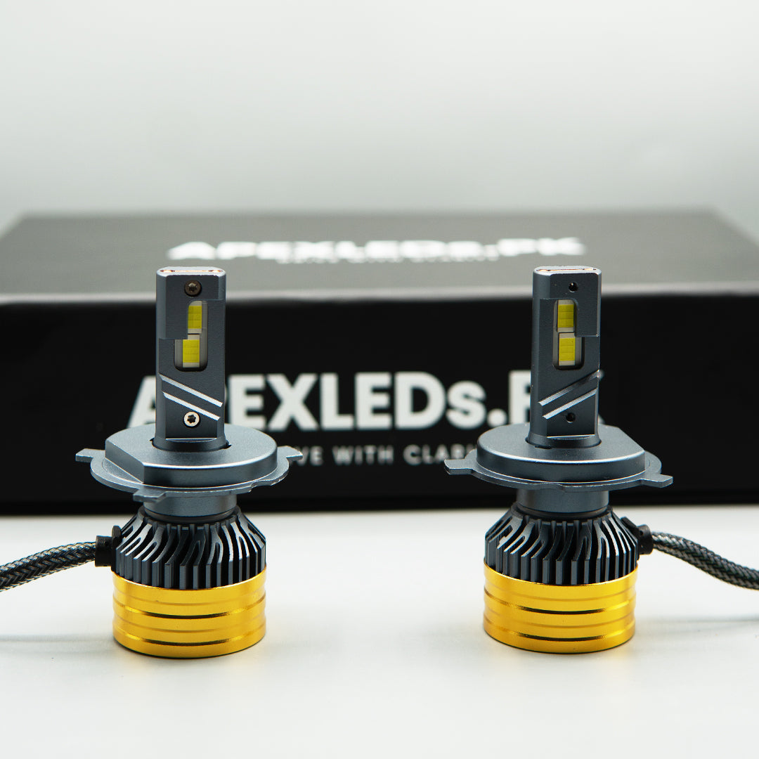 Apexleds 75W Low & High beam H4
